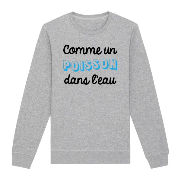 Sweat Adulte Comme un poisson dans l’eau