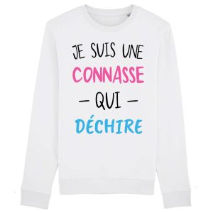 Sweat Adulte Connasse qui dechire