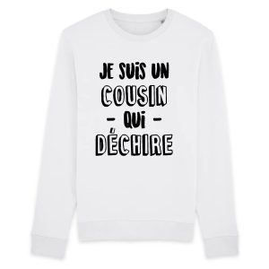Sweat Adulte Cousin qui dechire 1