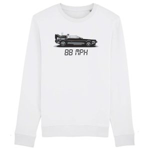 Sweat Adulte Delorean 88 MPH 1