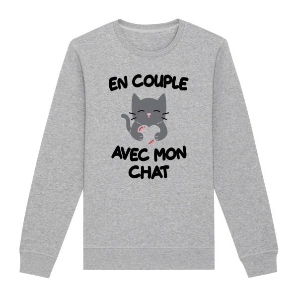 Sweat Adulte En couple avec mon chat