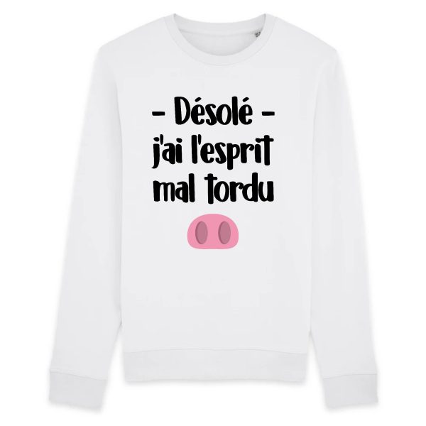 Sweat Adulte Esprit mal tordu