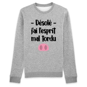 Sweat Adulte Esprit mal tordu