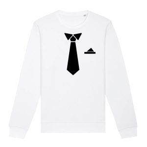 Sweat Adulte Fausse cravate 1