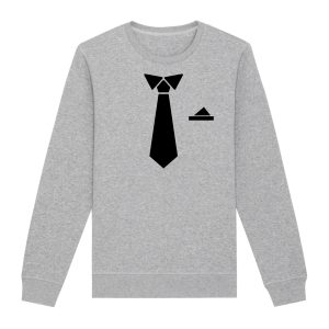 Sweat Adulte Fausse cravate 1 Sweat Adulte Fausse cravate 2