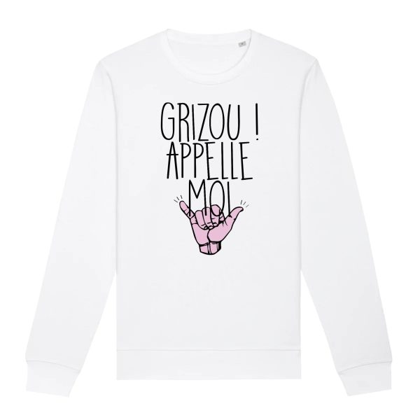 Sweat Adulte Grizou appelle moi