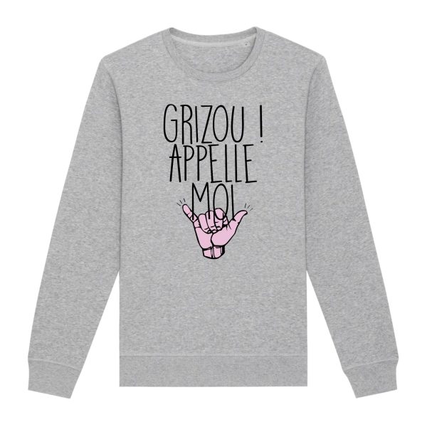 Sweat Adulte Grizou appelle moi