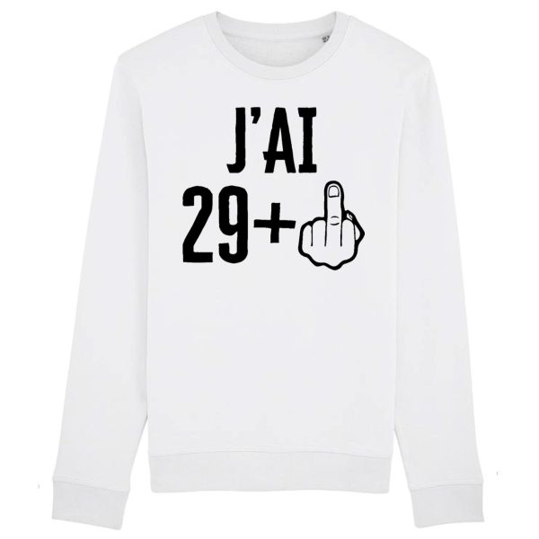 Sweat Adulte J’ai 30 ans 29 + 1