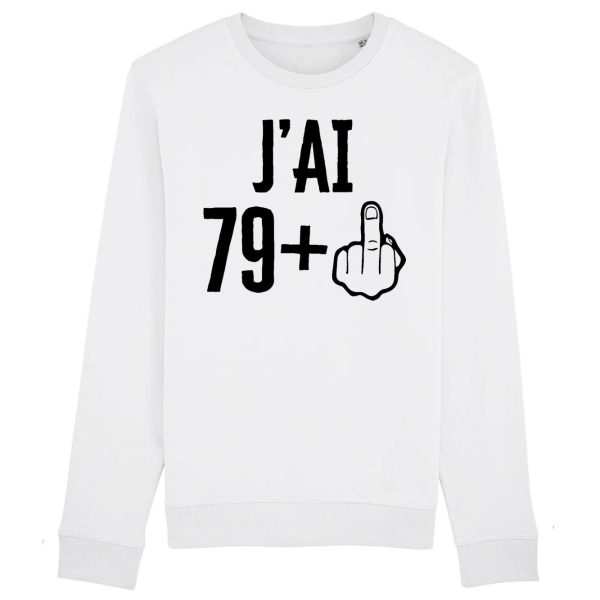 Sweat Adulte J’ai 80 ans 79 + 1