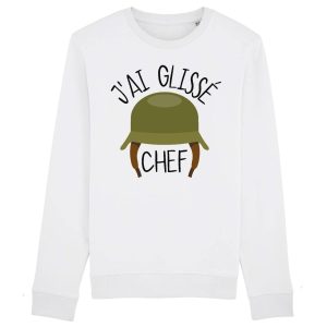 Sweat Adulte J’ai glisse chef