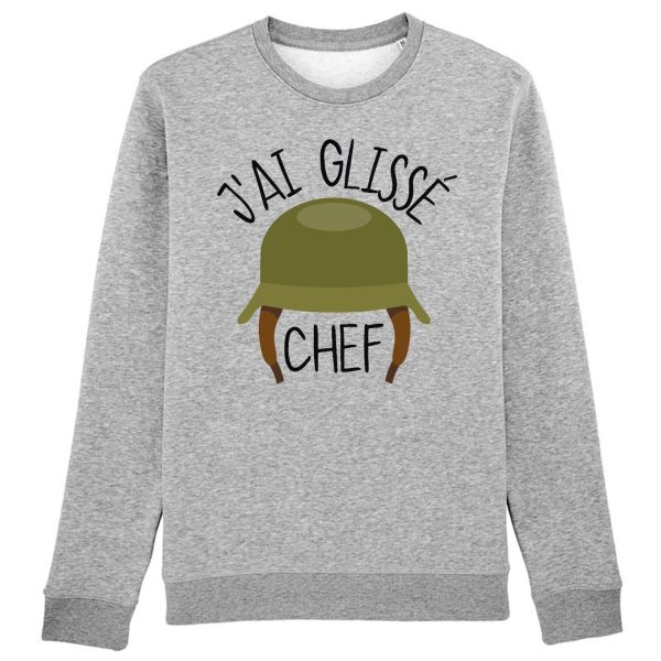 Sweat Adulte J’ai glisse chef