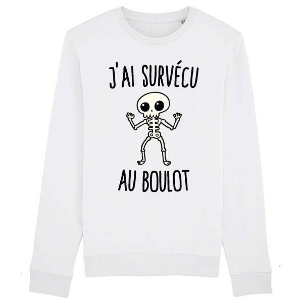 Sweat Adulte J’ai survecu au boulot