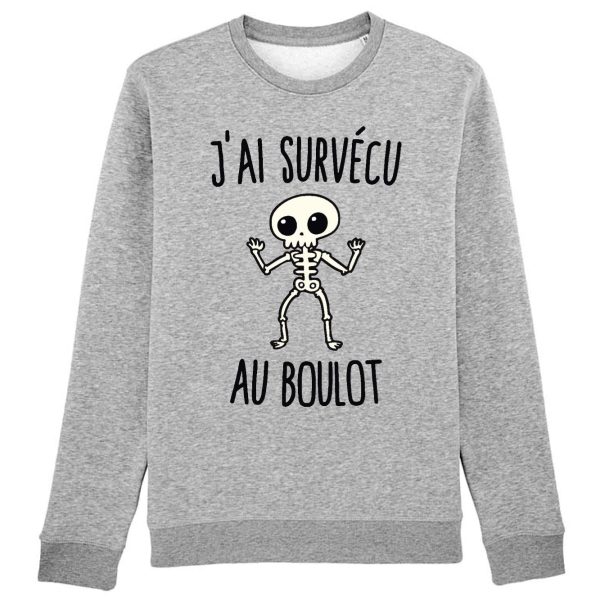 Sweat Adulte J’ai survecu au boulot