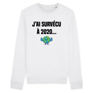 Sweat Adulte J’ai survecu a 2020