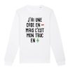 Sweat Adulte J’ai une case en moins