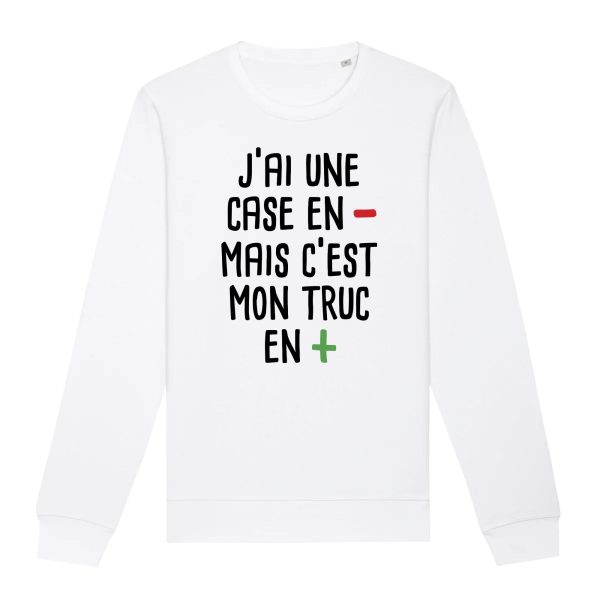 Sweat Adulte J’ai une case en moins