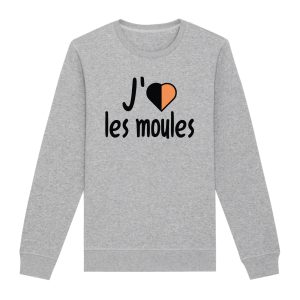 Sweat Adulte J’aime les moules