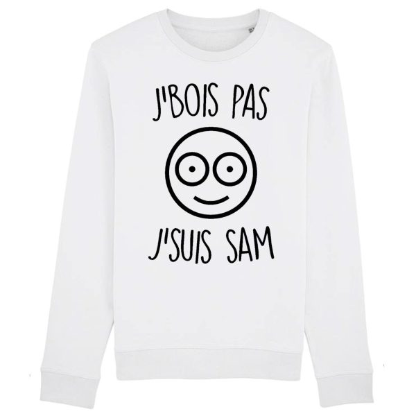 Sweat Adulte J’bois pas j’suis Sam