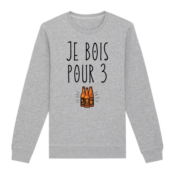 Sweat Adulte Je bois pour