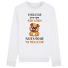 Sweat Adulte Je bosse dur pour mon chien