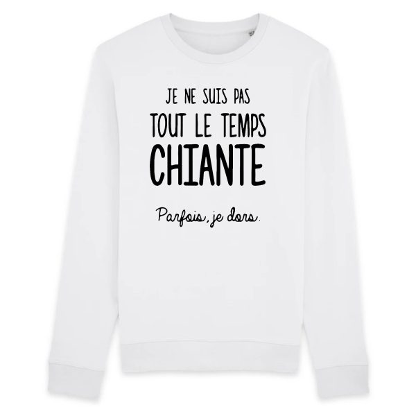 Sweat Adulte Je ne suis pas chiante