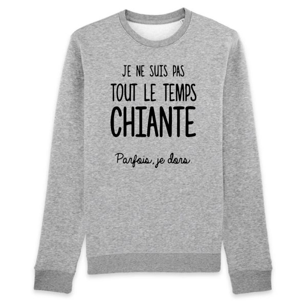 Sweat Adulte Je ne suis pas chiante