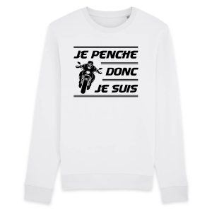Sweat Adulte Je penche donc je suis