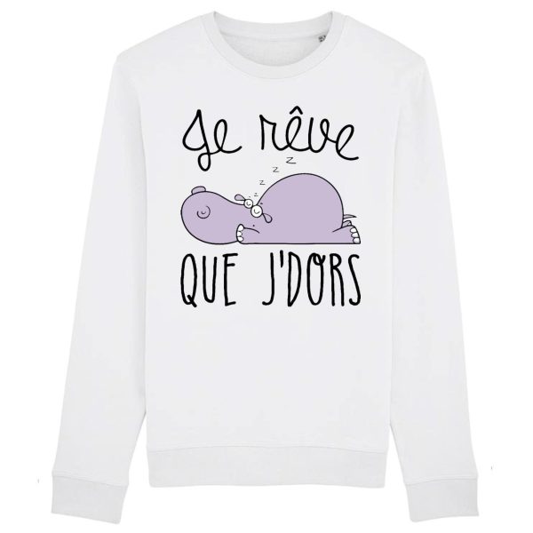 Sweat Adulte Je reve que je dors