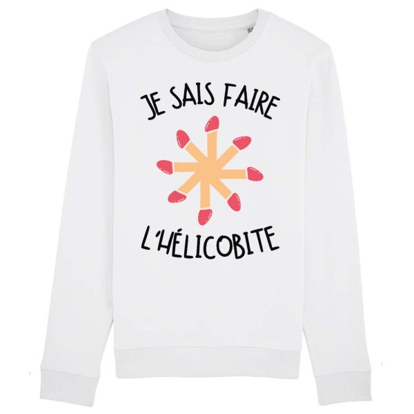 Sweat Adulte Je sais faire l’helicobite