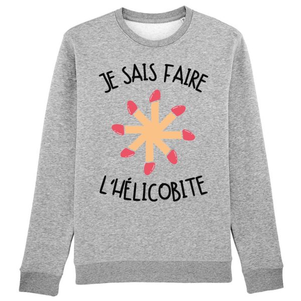 Sweat Adulte Je sais faire l’helicobite