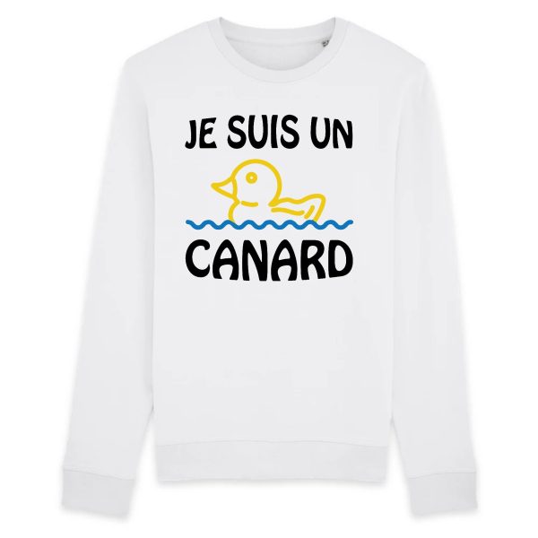 Sweat Adulte Je suis un canard