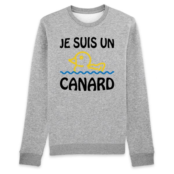 Sweat Adulte Je suis un canard