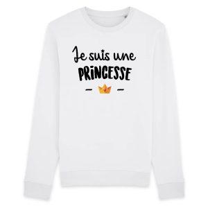 Sweat Adulte Je suis une princesse