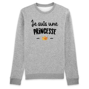 Sweat Adulte Je suis une princesse