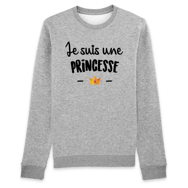 Sweat Adulte Je suis une princesse