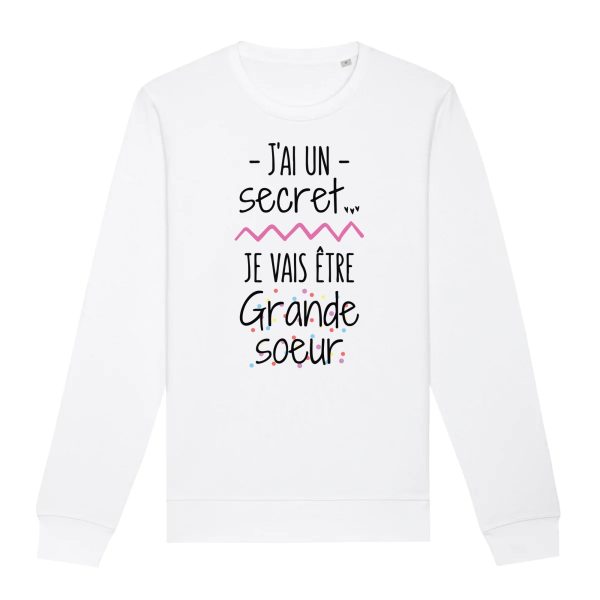 Sweat Adulte Je vais etre grande soeur