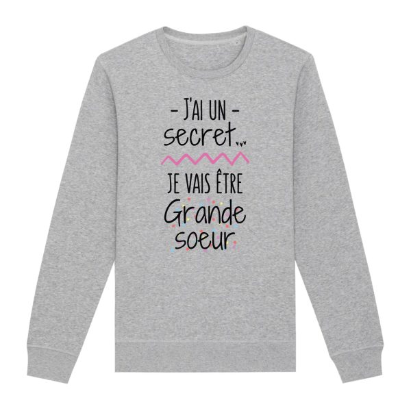 Sweat Adulte Je vais etre grande soeur