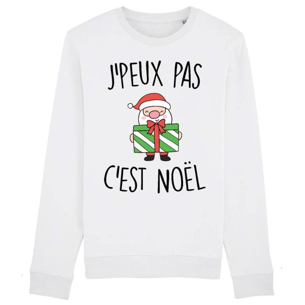 Sweat Adulte J’peux pas c’est Noel