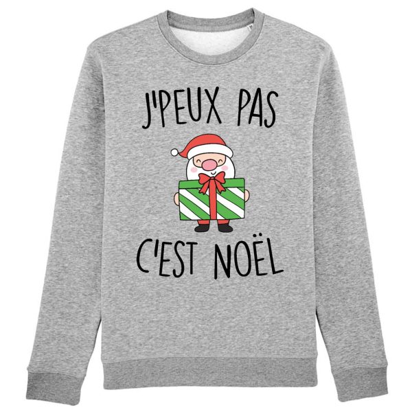 Sweat Adulte J’peux pas c’est Noel