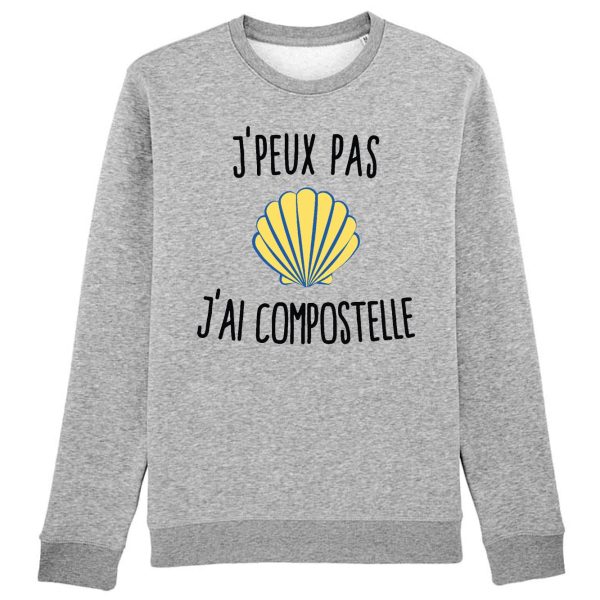 Sweat Adulte J’peux pas j’ai Compostelle