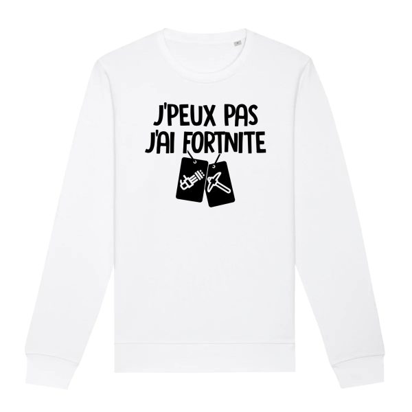 Sweat Adulte J’peux pas j’ai Fortnite