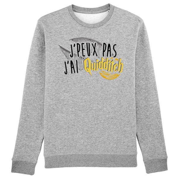 Sweat Adulte J’peux pas j’ai Quidditch