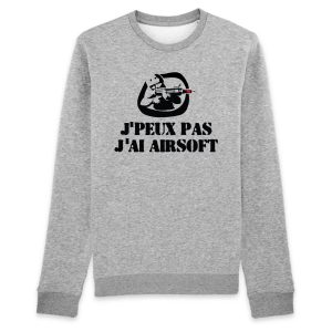 Sweat Adulte J’peux pas j’ai airsoft
