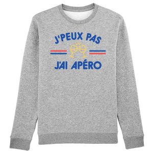 Sweat Adulte J’peux pas j’ai apero