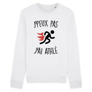 Sweat Adulte J’peux pas j’ai athle