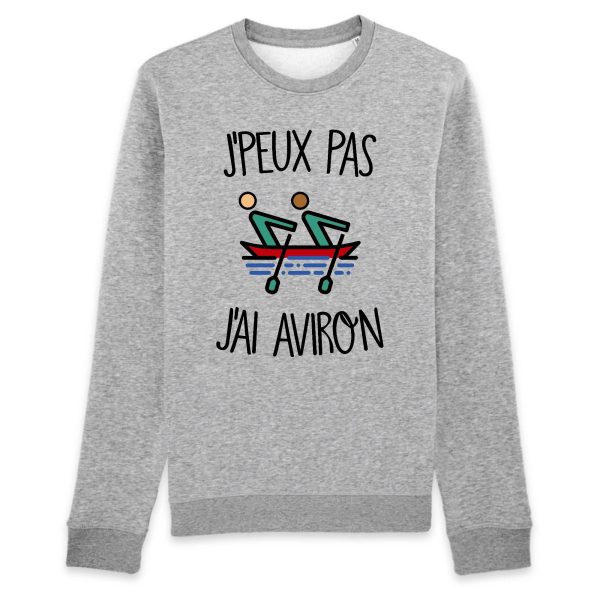 Sweat Adulte J’peux pas j’ai aviron