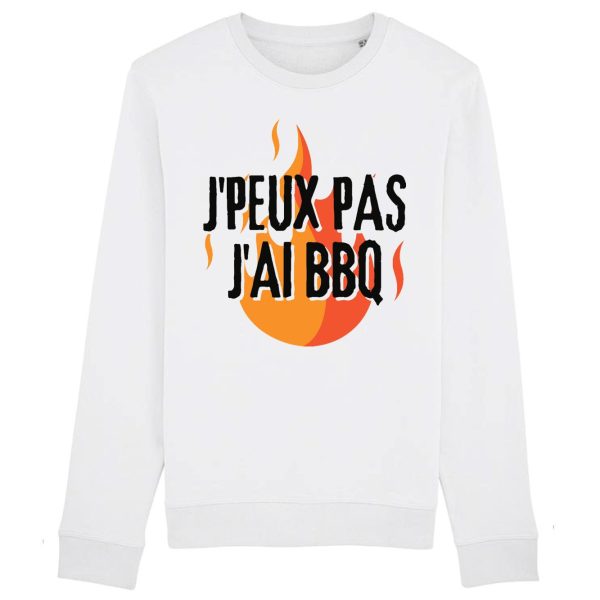 Sweat Adulte J’peux pas j’ai barbecue