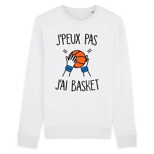 Sweat Adulte J’peux pas j’ai basket