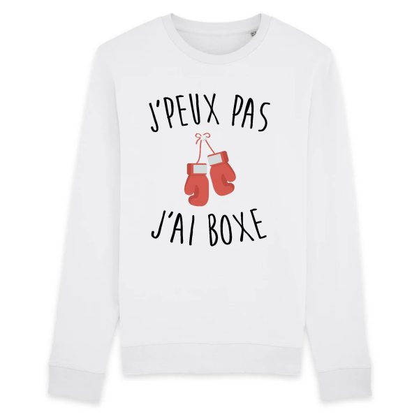 Sweat Adulte J’peux pas j’ai boxe