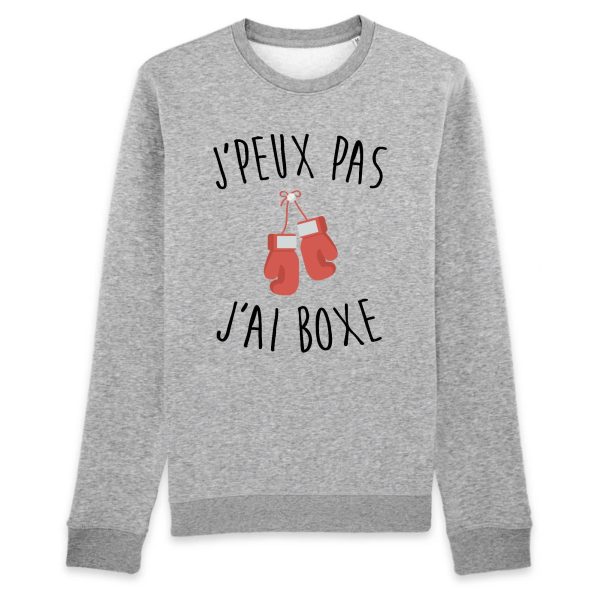 Sweat Adulte J’peux pas j’ai boxe